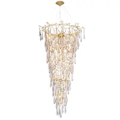 Подвесная люстра Crystal Lux Reina SP34 D1200 Gold Pearl, фото 